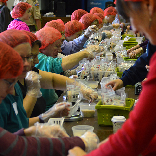 Hunger Meal Packing Event

&nbsp;
